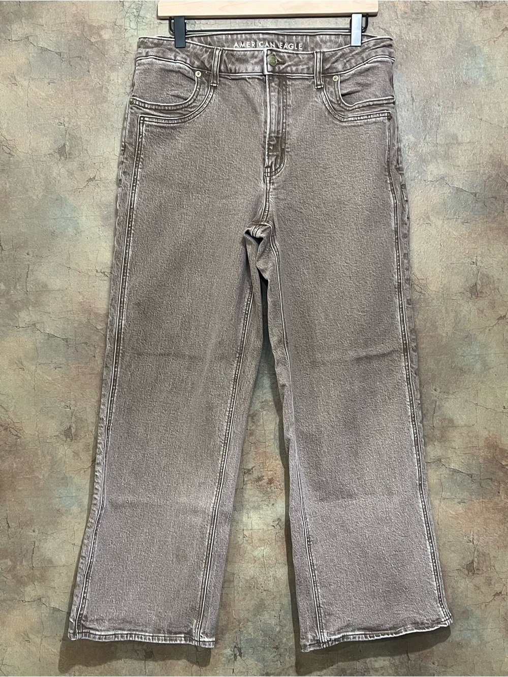 American Eagle Women’s Brown Stovepipe Jeans